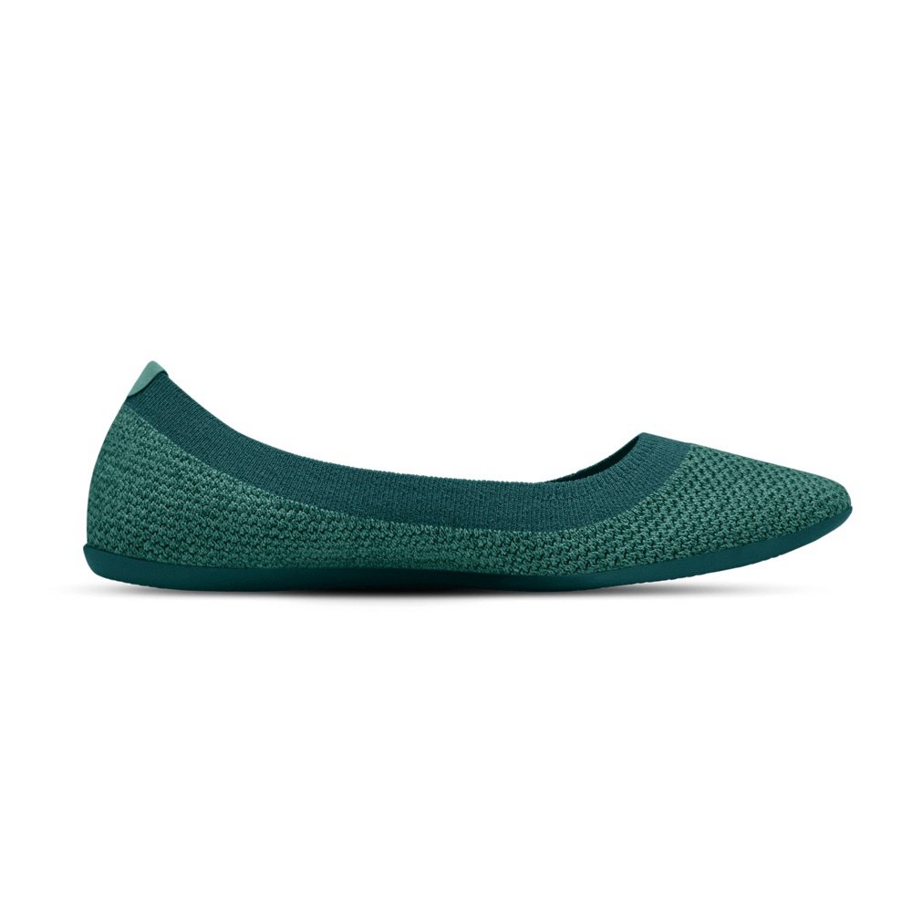 Allbirds Women\'s Tree Breezers - Flats Green - VWT549012